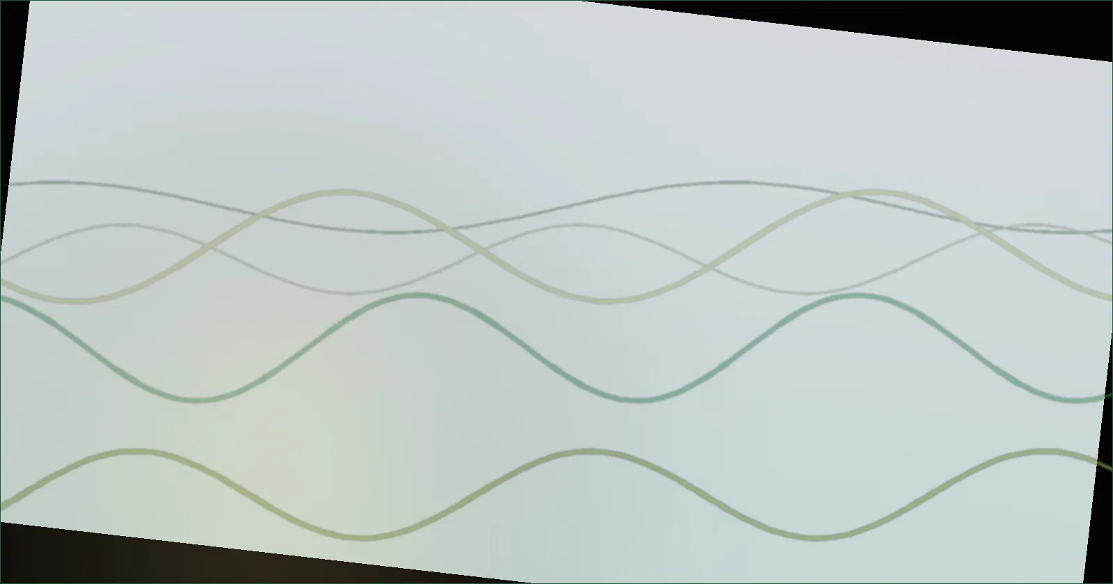 A ring-shaped fitness controller resting on a yoga mat in front of a TV